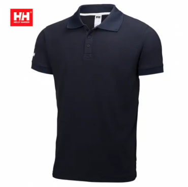 Helly Hansen Polo Crewline blu manica corta in tactel 2XL