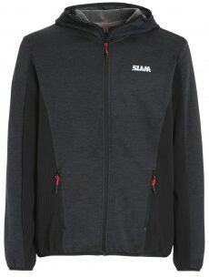 Slam Felpa Act Hooded Power Fleece graphite 2XL