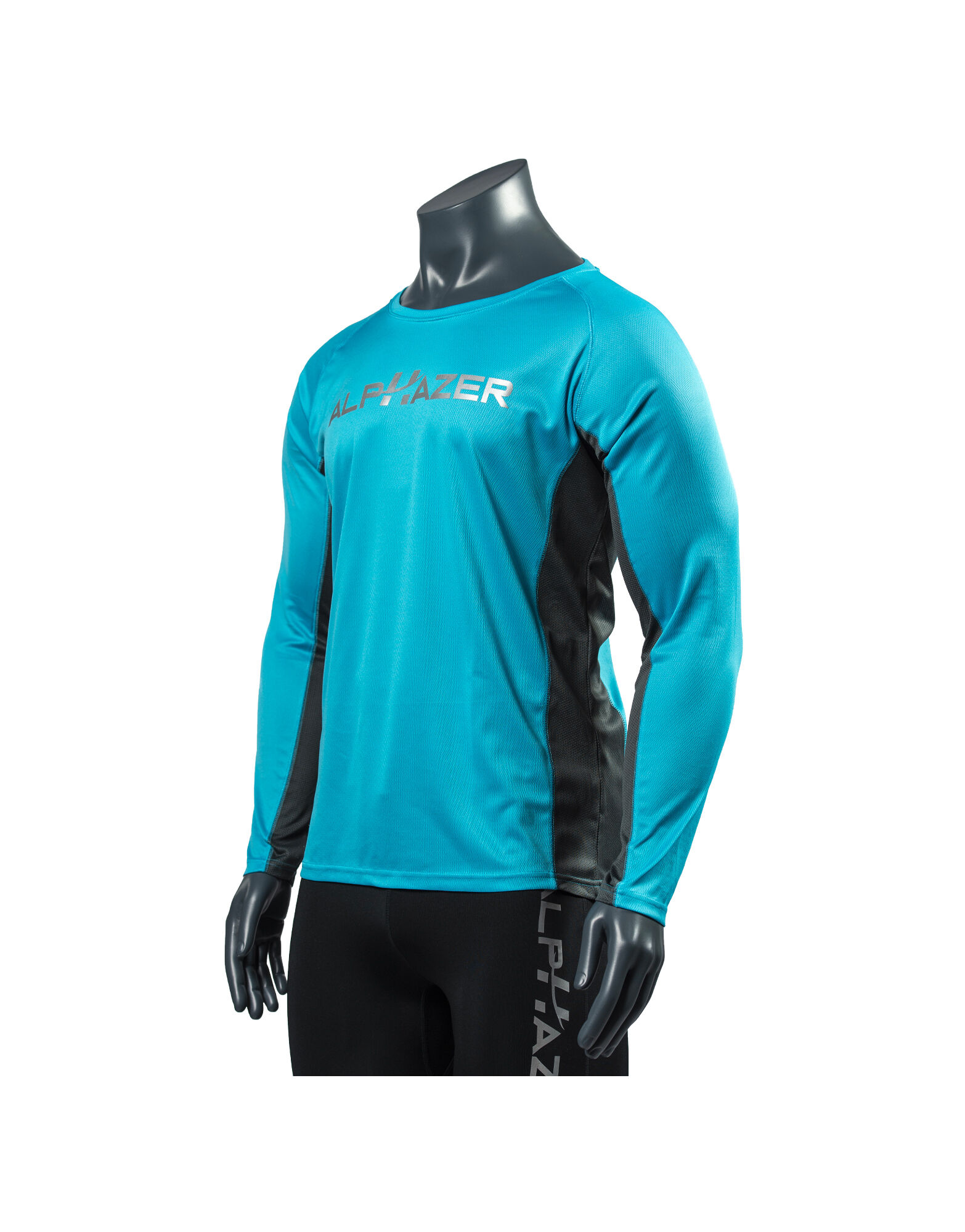 ALPHAZER OUTFIT Maglietta Tecnica Uomo Colore: Azzurro / Antracite Xl