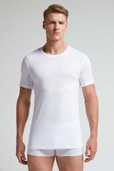 Intimissimi T-Shirt in Cotone Superior Extrafine Uomo Bianco Taglia XL