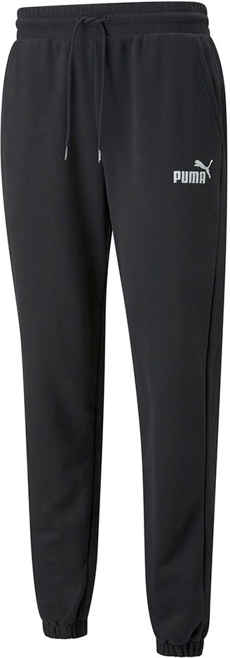 Puma Pantaloni Con Polsino Essential Nero Uomo M