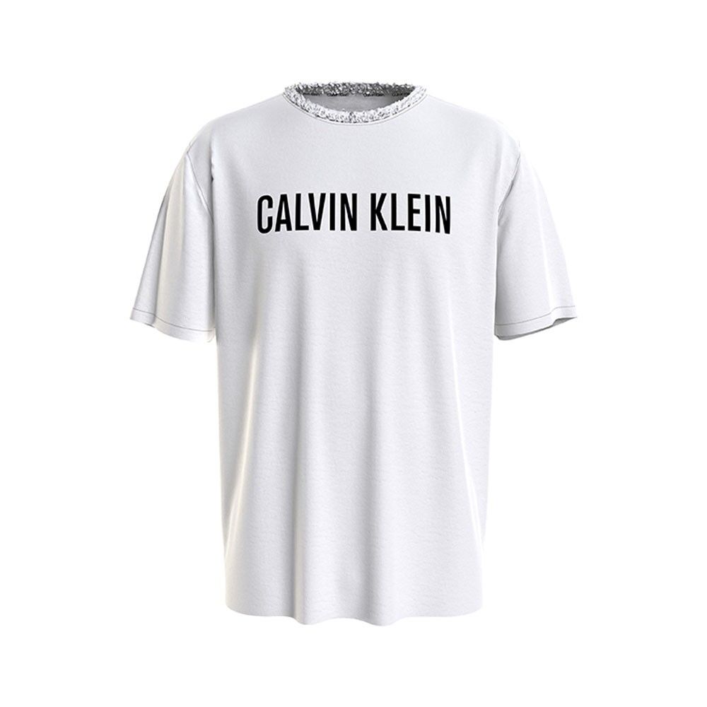 Calvin T-Shirt Mare Logo Mm Bianco Uomo M