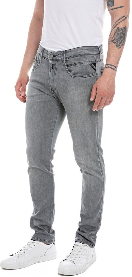 Replay Jeans Anbas L30 Grigio Uomo 34