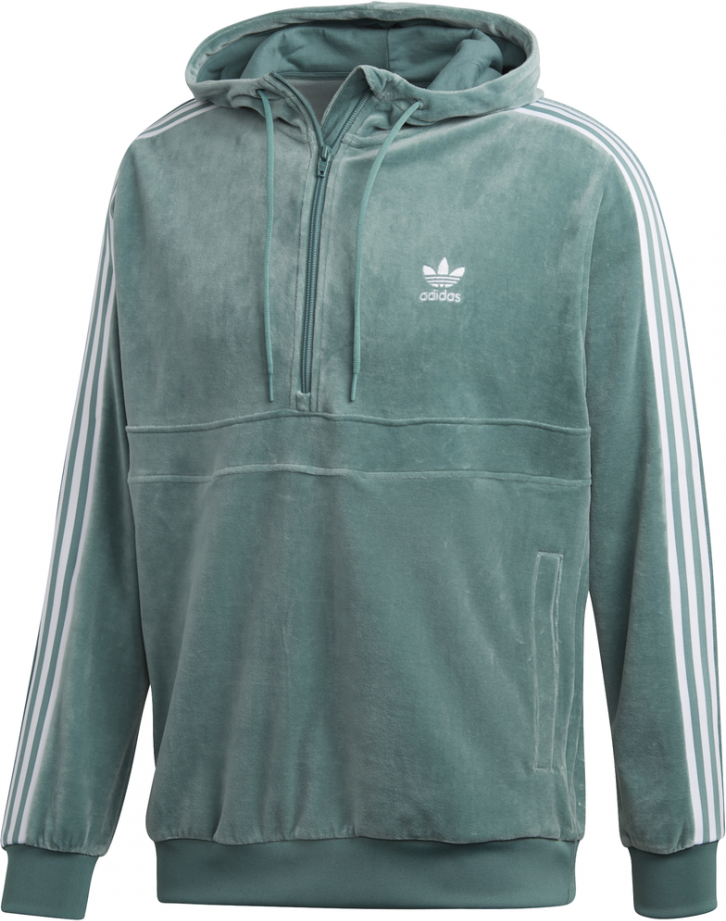 ADIDAS ORIGINALS felpa cozy verde acqua uomo M