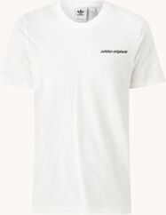 adidas Yung Z T-shirt met logo- en backprint - Gebroken wit