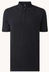 Armani Exchange Regular fit polo met logo - Donkerblauw