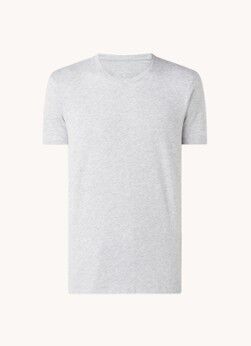Armani Exchange T-shirt met ronde hals - Grijsmele