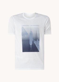Armani Exchange T-shirt met print - Wit