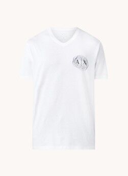 Armani Exchange T-shirt met logoprint - Wit