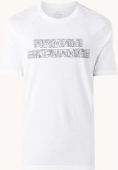 Armani Exchange T-shirt met logoprint - Wit