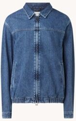 Ted Baker Neos jack van denim met ritssluiting - Indigo