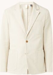 Ted Baker Efford slim fit colbert met visgraatdessin - Beige