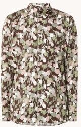 Ted Baker Poplar regular fit overhemd met bloemenprint - Olijfgroen