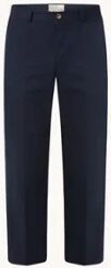 Ted Baker Cornwol loose fit chino met steekzakken - Donkerblauw