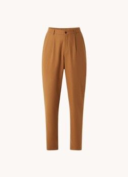 Ted Baker Franklin straight fit pantalon met steekzakken - Cognac