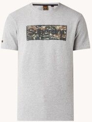 Superdry T-shirt met logo - Grijsmele