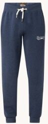 Superdry Tapered fit joggingbroek met steekzakken en logo - Donkerblauw