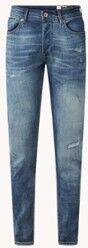 CHASIN' Ego Vann slim fit jeans met stretch - Indigo