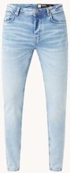 CHASIN' Ego Crawford slim fit jeans met lichte wassing - Indigo