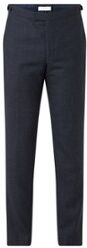 Reiss Dunn slim fit pantalon van wol - Donkerblauw