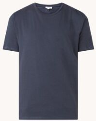 Reiss Bless T-shirt van katoen - Donkerblauw