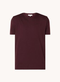 Reiss Bless T-shirt van katoen - Bordeauxrood