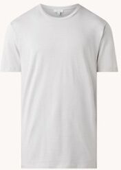 Reiss Bless T-shirt met stretch - Lichtgrijs