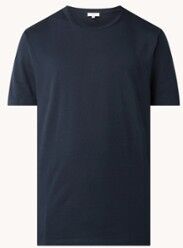 Reiss Bless T-shirt van katoen - Donkerblauw