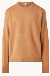 Reiss Parks fijngebreide pullover van wol - Camel