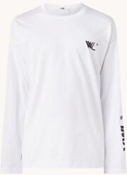 TheVWL Longsleeve logo- en backprint - Gebroken wit