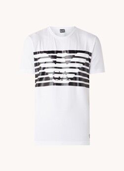 Emporio Armani Trainings T-shirt met logoprint - Wit
