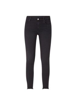 ALLSAINTS Miller Jean mid waist stretch jeans met gerafelde zoom - Zwart