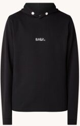 BALR. Q-Series hoodie met ritsdetail en logo - Zwart