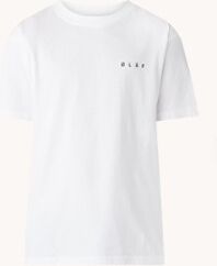 Olaf Hussein T-shirt met logo- en backprint - Wit