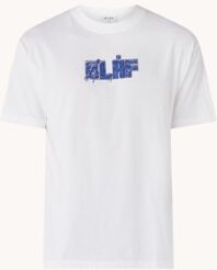 Olaf Hussein T-shirt met logoprint - Wit