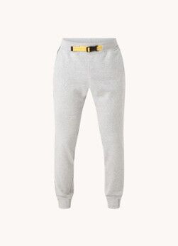 Parajumpers Collins tapered fit joggingbroek met ceintuur - Grijsmele