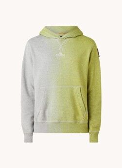 Parajumpers Titus hoodie met dip-dye dessin - Neongeel