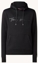 Tommy Hilfiger Hoodie met 3D logoprint - Zwart