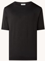 Sandro T-shirt met ronde hals - Zwart