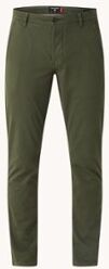 Dockers Supreme Flex skinny fit chino met steekzakken - Legergroen