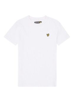 Lyle & Scott Classic T-shirt met logopatch - Wit