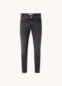 Tommy Hilfiger Austin slim tapered jeans met gekleurde wassing - Zwart