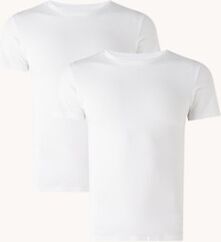 Ralph Lauren T-shirt van katoen in 2-pack - Wit