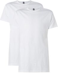 Alan Red Derby Long fit T-shirt met ronde hals in 2-pack - Wit