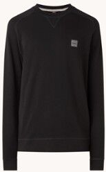 HUGO BOSS Westart sweater met logo - Zwart