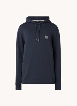 HUGO BOSS Wetalk hoodie met logo - Donkerblauw