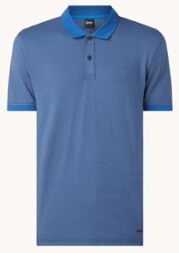 HUGO BOSS PLike regular fit polo van katoen - Blauw