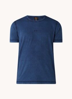 HUGO BOSS Tokks T-shirt met logo - Donkerblauw
