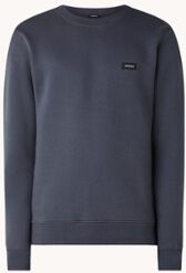 Denham Sweater met logo - Antraciet