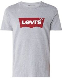 Levi's T-shirt met logoprint - Grijsmele